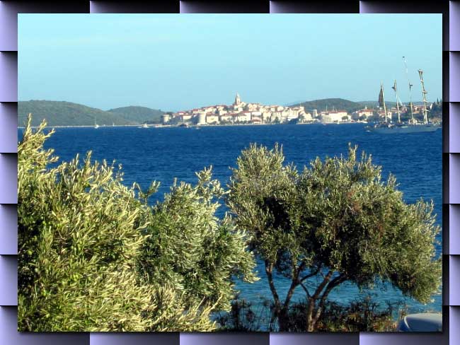 veduta di Korcula