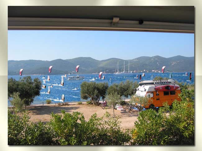 surf a Viganj Penisola di Peljesac Croazia
