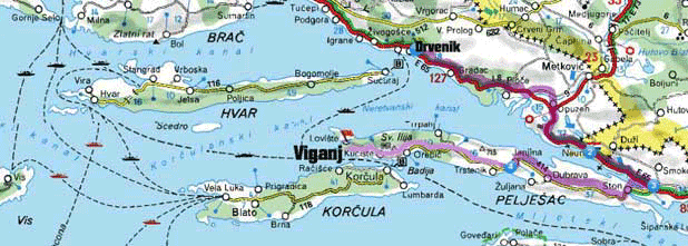 tappa Jelsa Viganj di 191 Km.